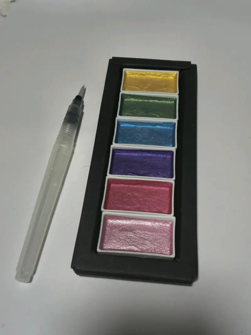 Set de Acuarelas Artel 6 Colores con Pincel - 2