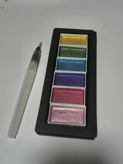 Set de Acuarelas Artel 6 Colores con Pincel - miniatura 2
