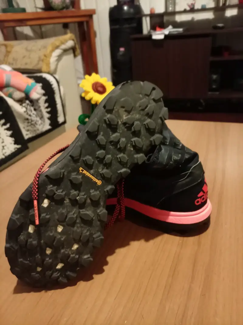 Zapatillas deportivas Adidas Adizero negras y rosadas - 3