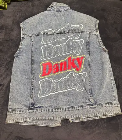 Chaqueta  de mezclilla sin mangas Foster - miniatura 3