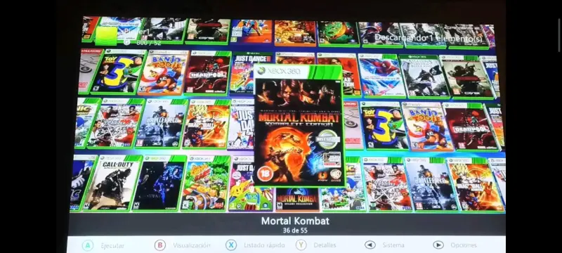 Consola Xbox 360 con Kinect y 2 controles - 2