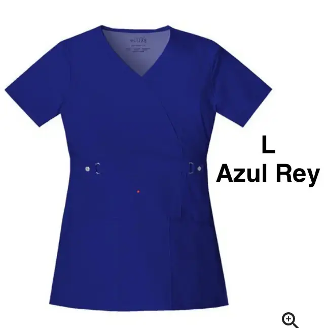 Blusa Médica Azul Rey Talla L