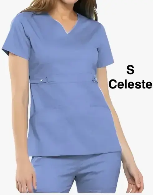 Uniforme médico celeste talla S