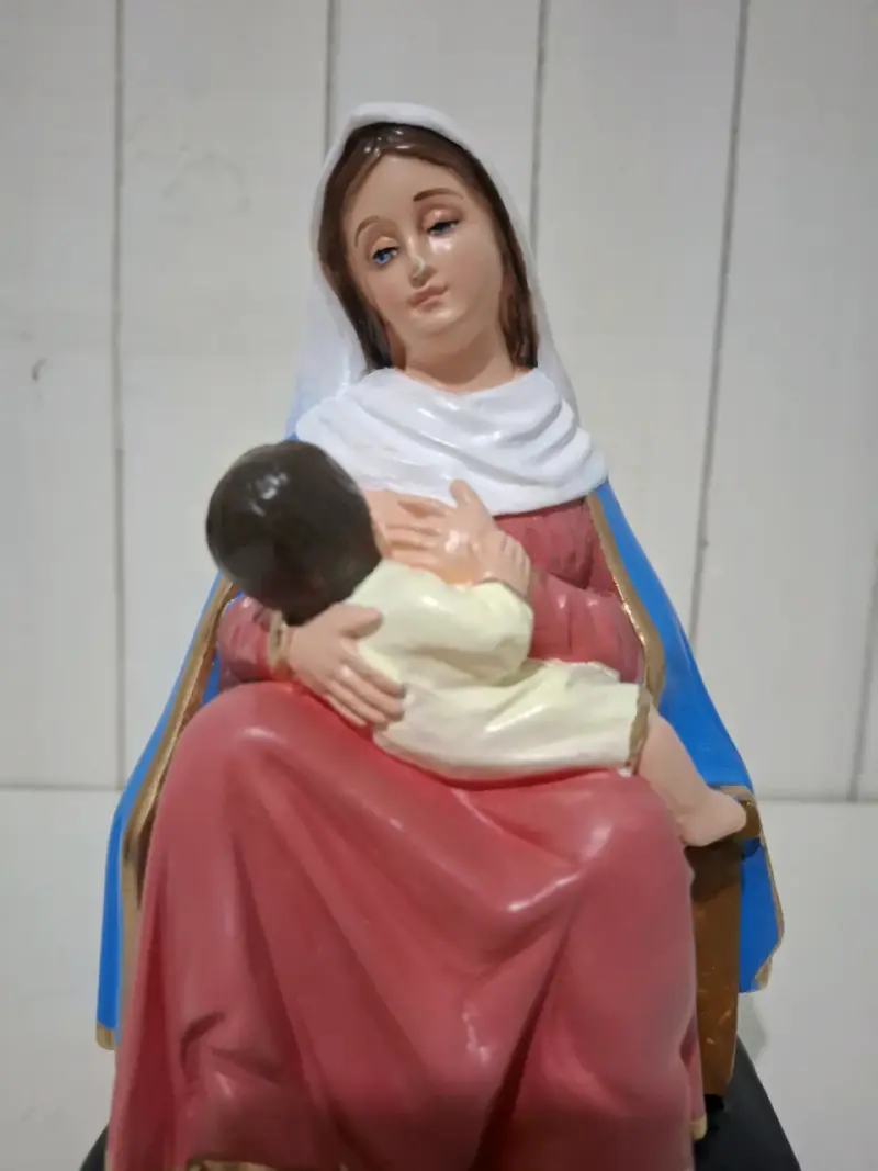 Figura Virgen de la Leche 23 cm religiosa - 2