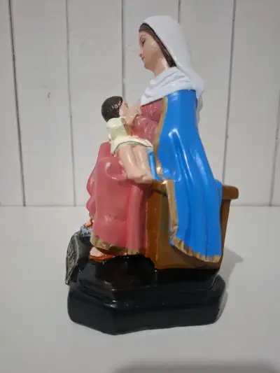 Figura Virgen de la Leche 23 cm religiosa - miniatura 3