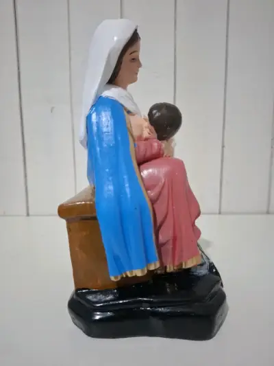 Figura Virgen de la Leche 23 cm religiosa - miniatura 5