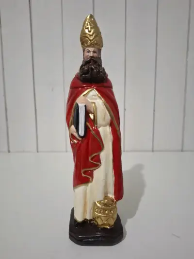 Figura de San Cipriano 23 cm religiosa - miniatura 1