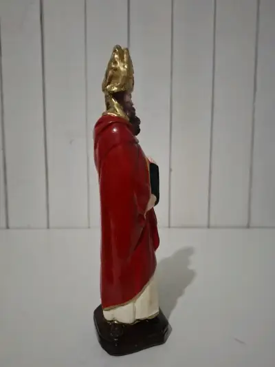 Figura de San Cipriano 23 cm religiosa - miniatura 4