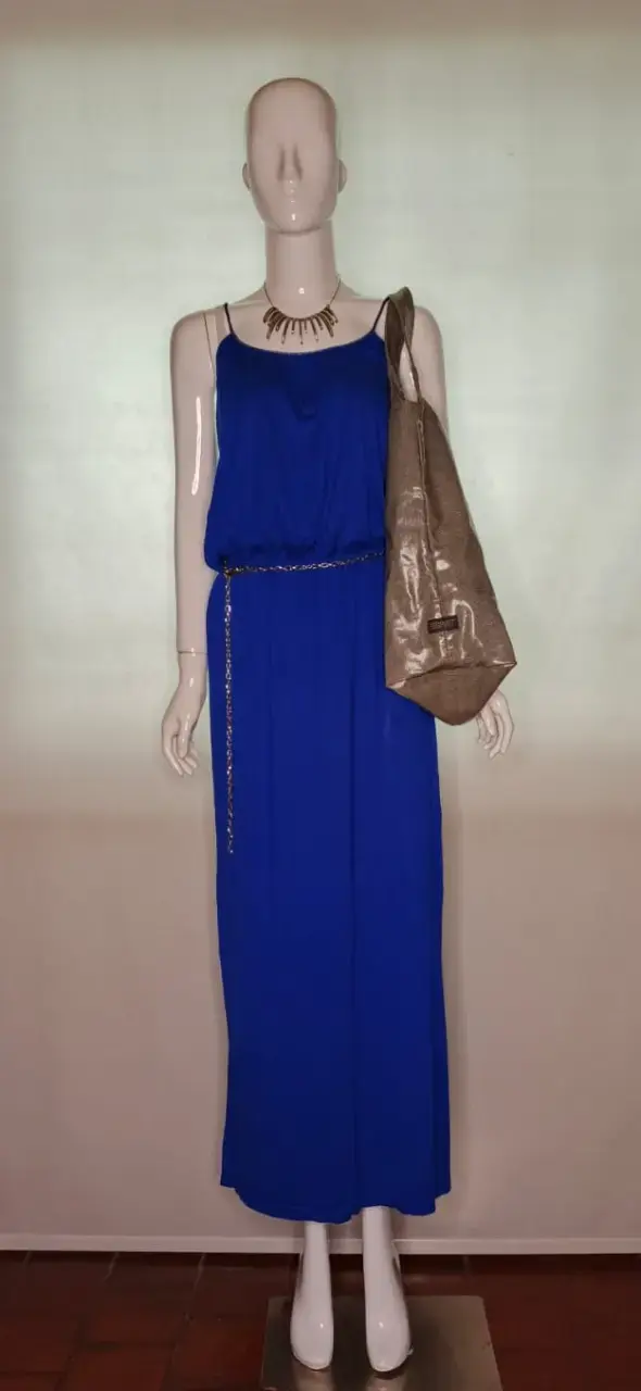 Línea Summer: Vestido Azul Caché Cache T40 M - 5