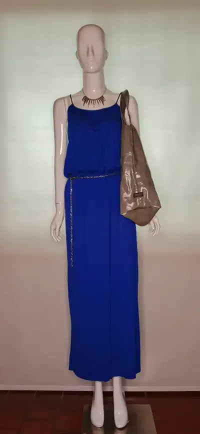 Línea Summer: Vestido Azul Caché Cache T40 M - miniatura 5