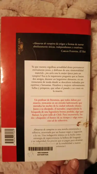 Libro 'Almuerzo de vampiros' de Carlos Franz - miniatura 2