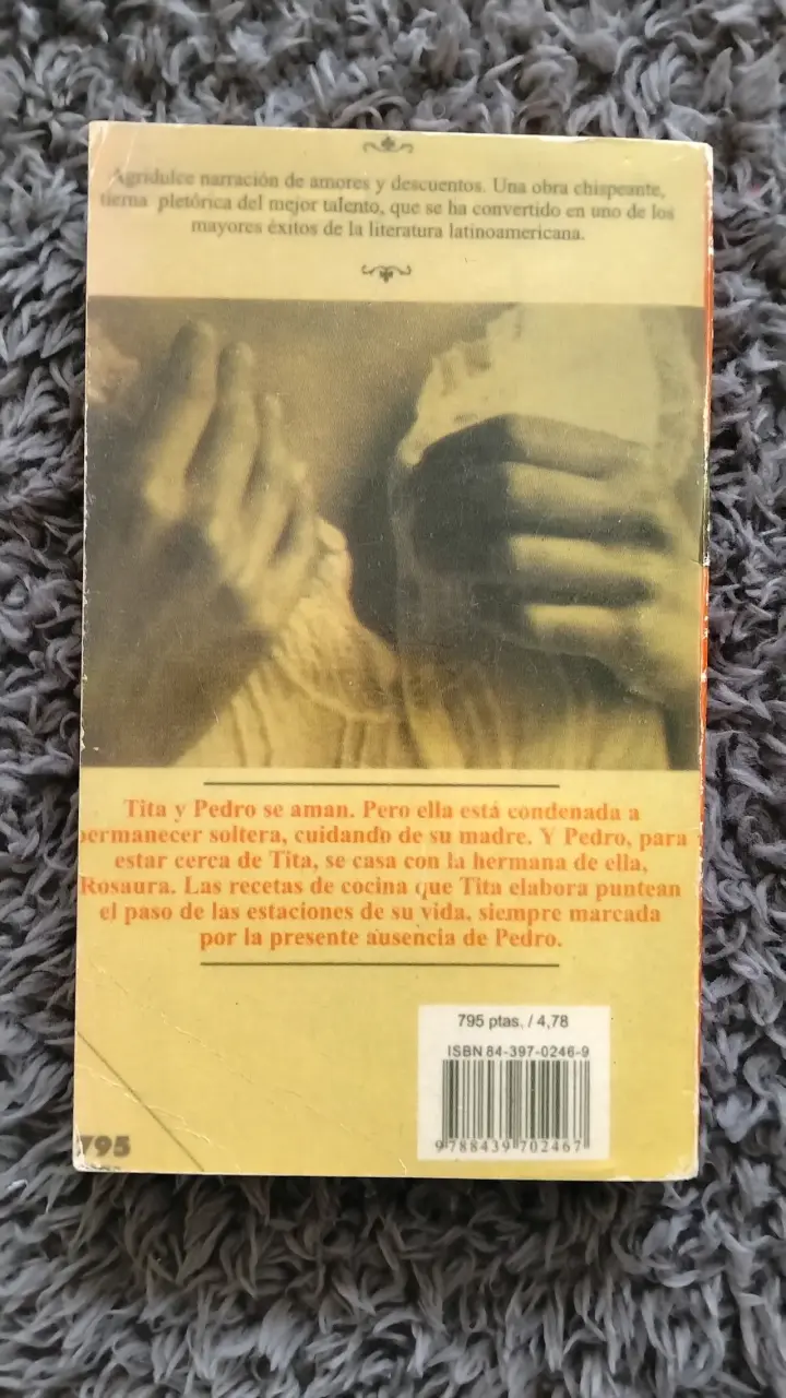 Libro 'Como Agua Para Chocolate' de Laura Esquivel - 2