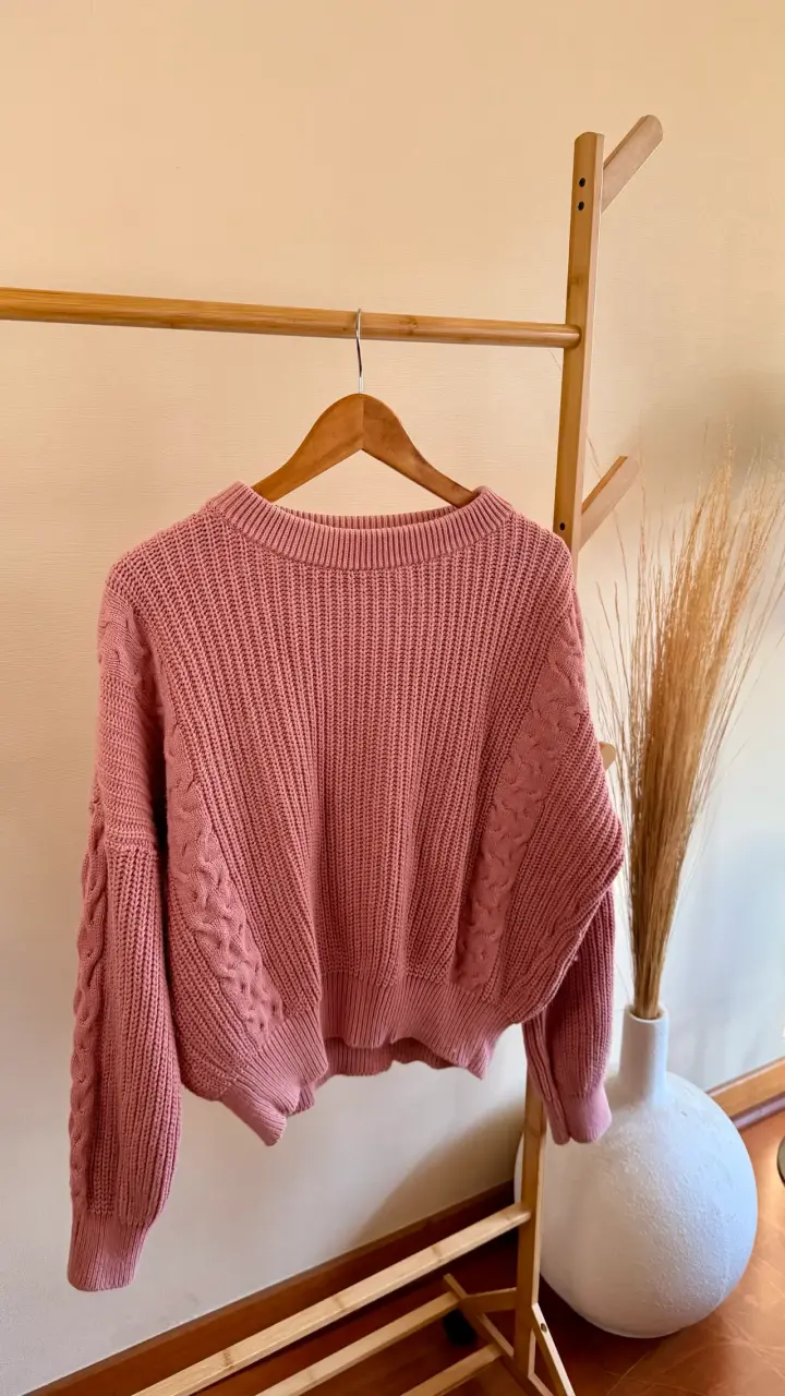 Suéter de punto rosa Rapsodia - 1