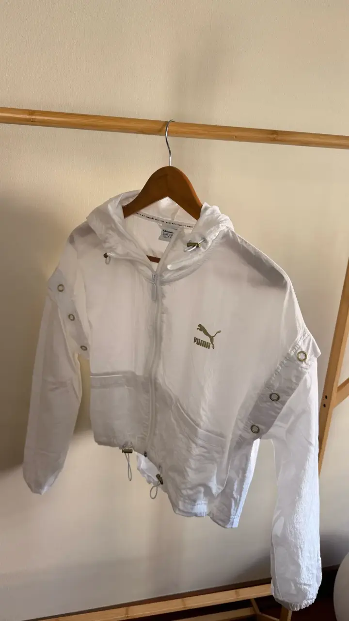 Chaqueta Blanca con Capucha Puma - 2