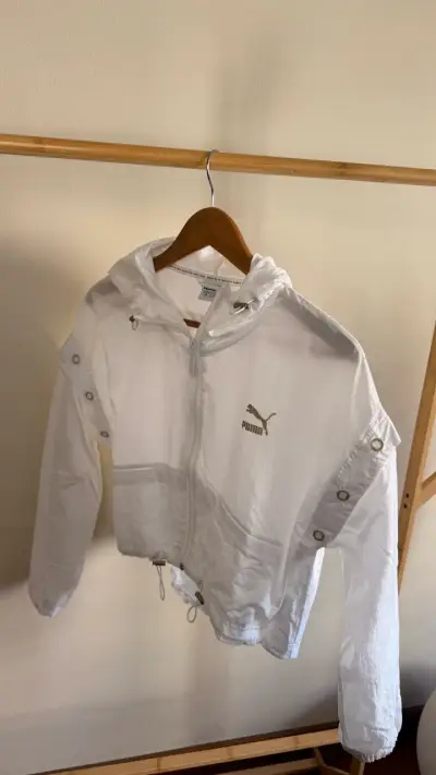 Chaqueta Blanca con Capucha Puma - miniatura 2