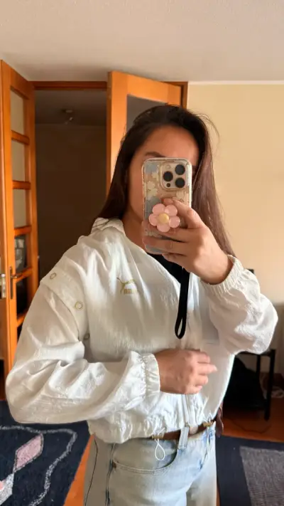 Chaqueta Blanca con Capucha Puma - miniatura 3
