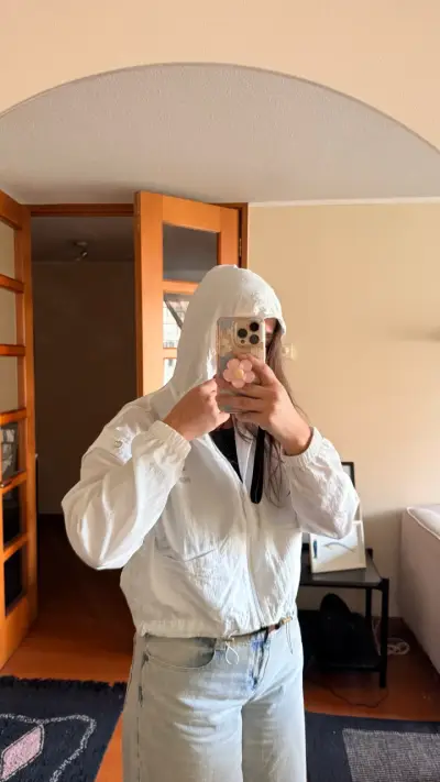 Chaqueta Blanca con Capucha Puma - miniatura 4