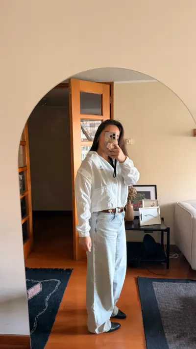 Chaqueta Blanca con Capucha Puma - miniatura 5