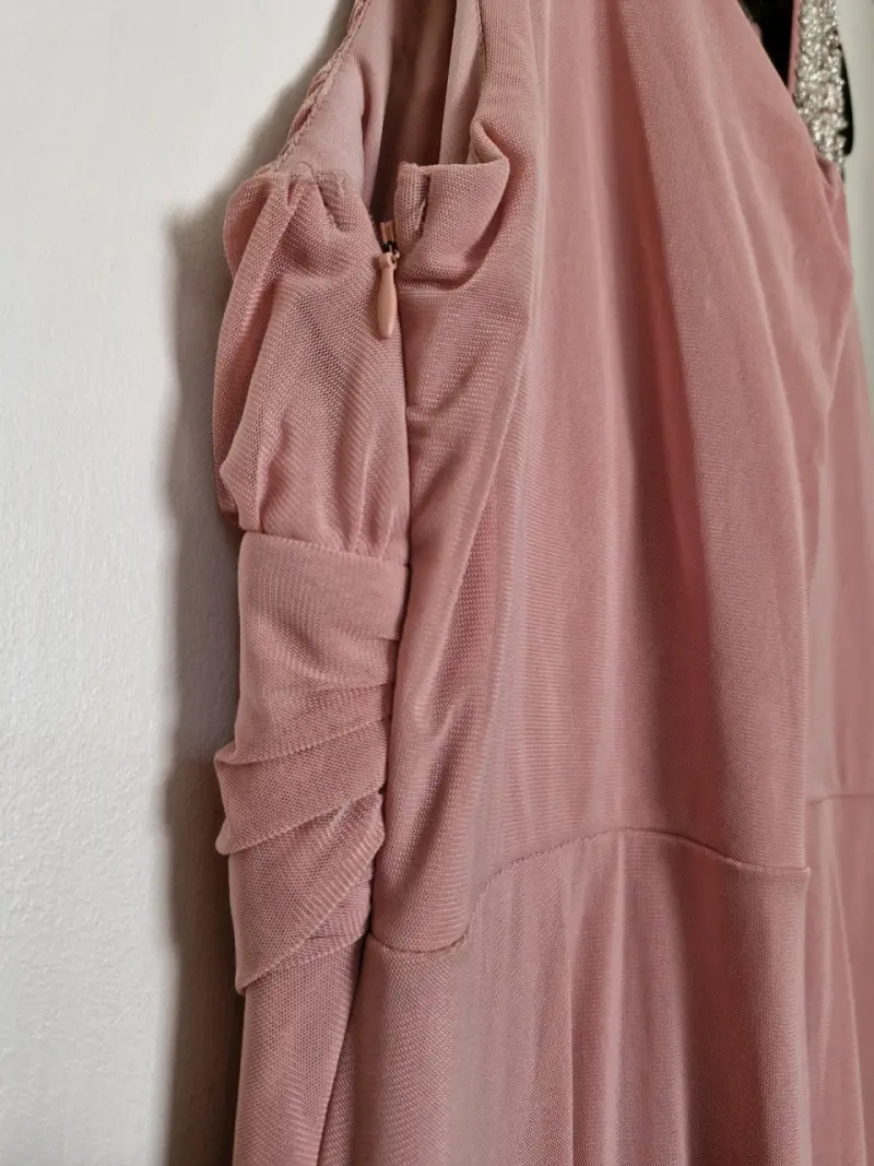 Vestido de gala palo rosa – Nuevo – Talla XL - 3
