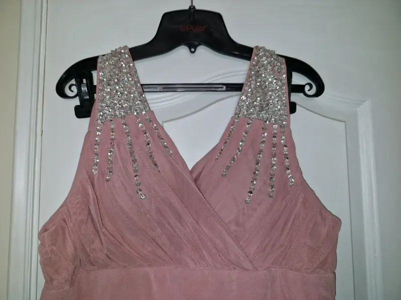 Vestido de gala palo rosa – Nuevo – Talla XL - 5