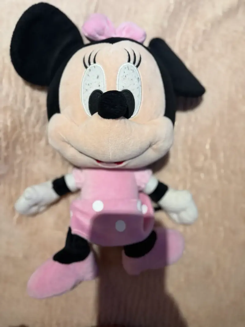 Peluche Minnie Mouse con Vestido Rosado - 3
