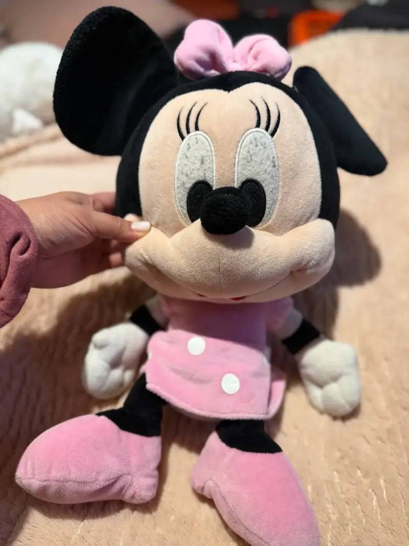 Peluche Minnie Mouse con Vestido Rosado - 4