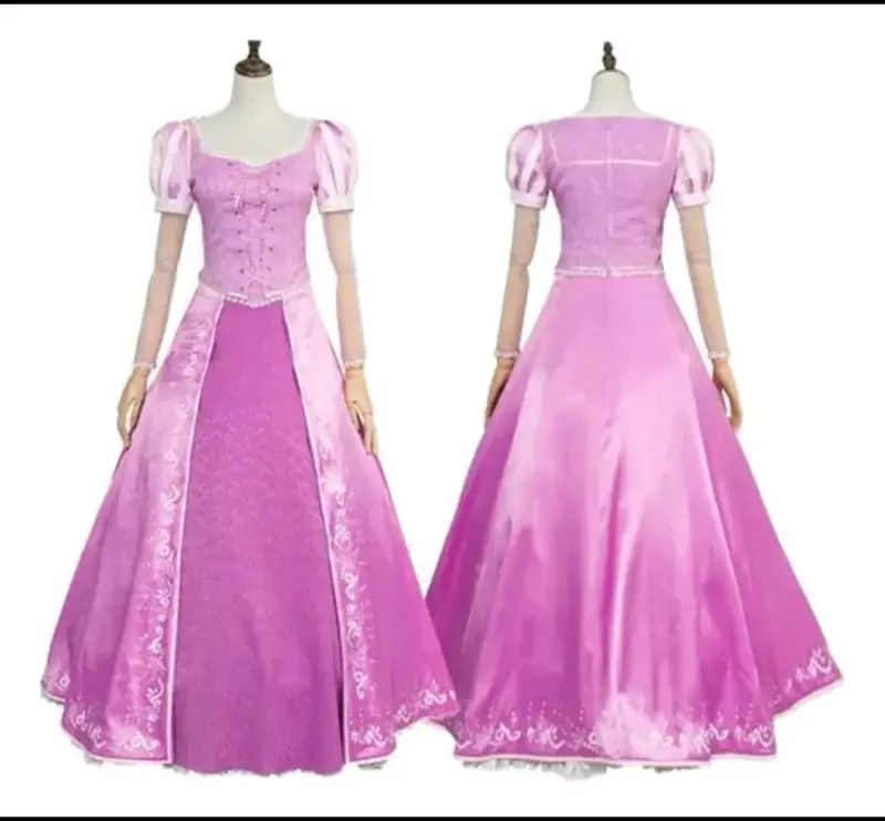 Vestido de princesa rapunzel adulta