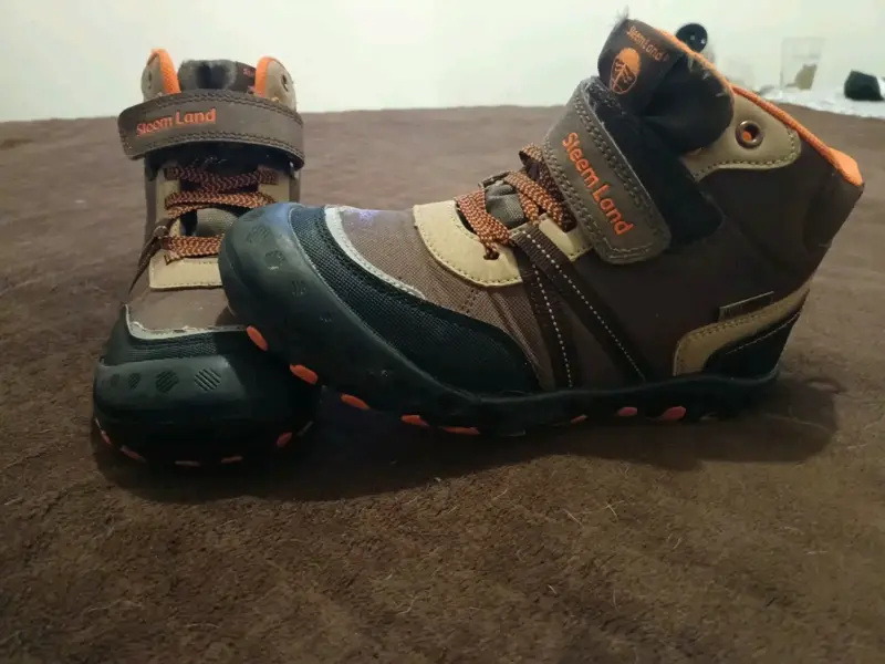 Botas de montaña para niños Steem Land color marrón - 1