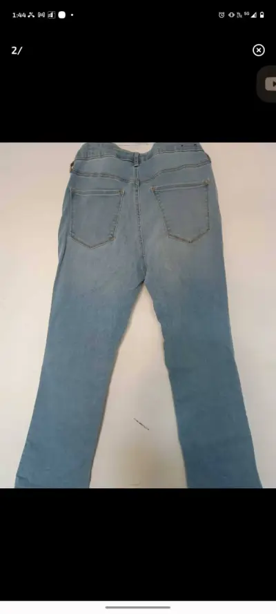 Jeans azul claro GAP para mujer - miniatura 2