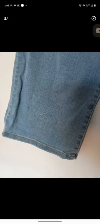 Jeans azul claro GAP para mujer - miniatura 3
