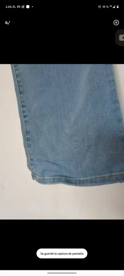 Jeans azul claro GAP para mujer - miniatura 4
