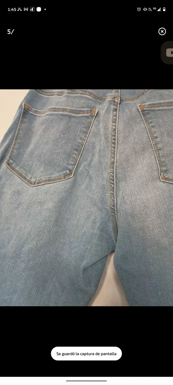 Jeans azul claro GAP para mujer - 6