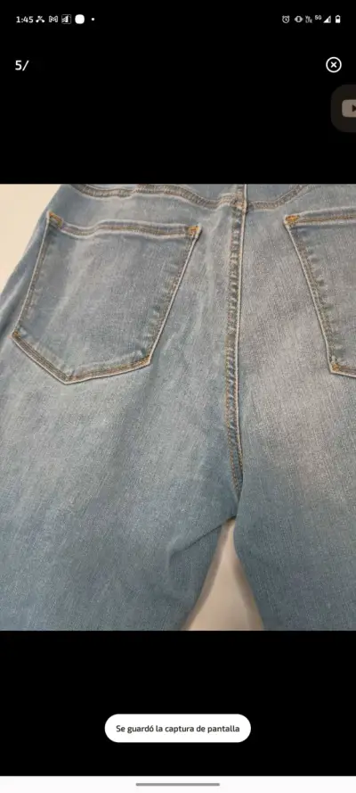 Jeans azul claro GAP para mujer - miniatura 6