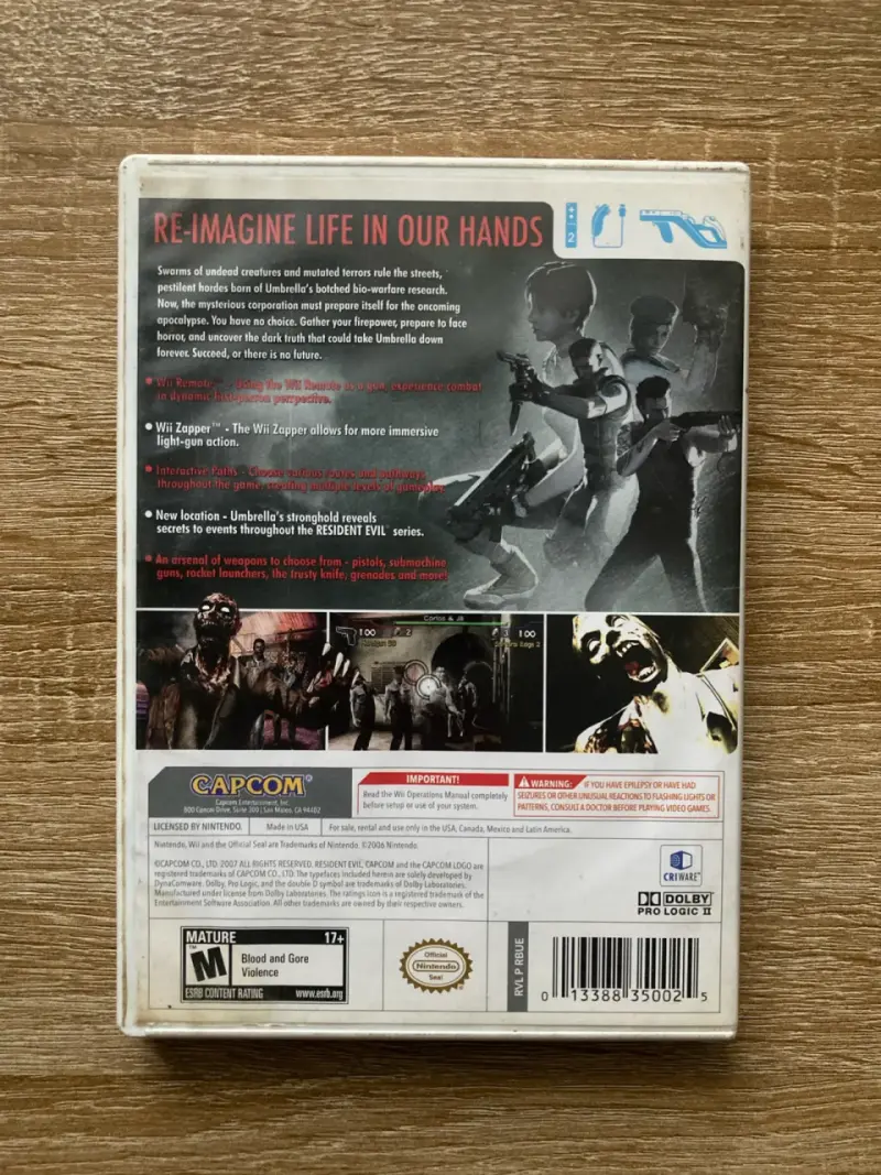 Juego Resident Evil: The Umbrella Chronicles Wii - 3