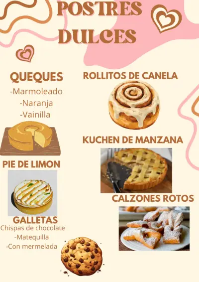 Variedad de postres dulces artesanales - miniatura 1