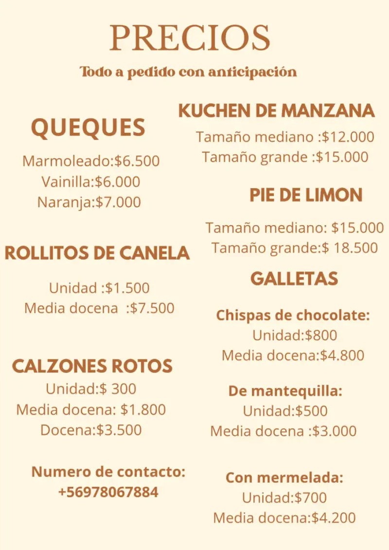 Variedad de postres dulces artesanales - 2