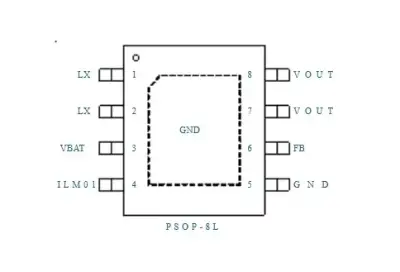 IC Convertidor Rectificador UP6010Q=GS9816 UP6010Q - miniatura 3