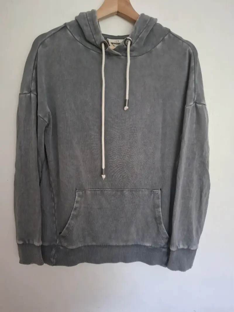 Polerón capucha gris unisex Americanino Talla XS - 2