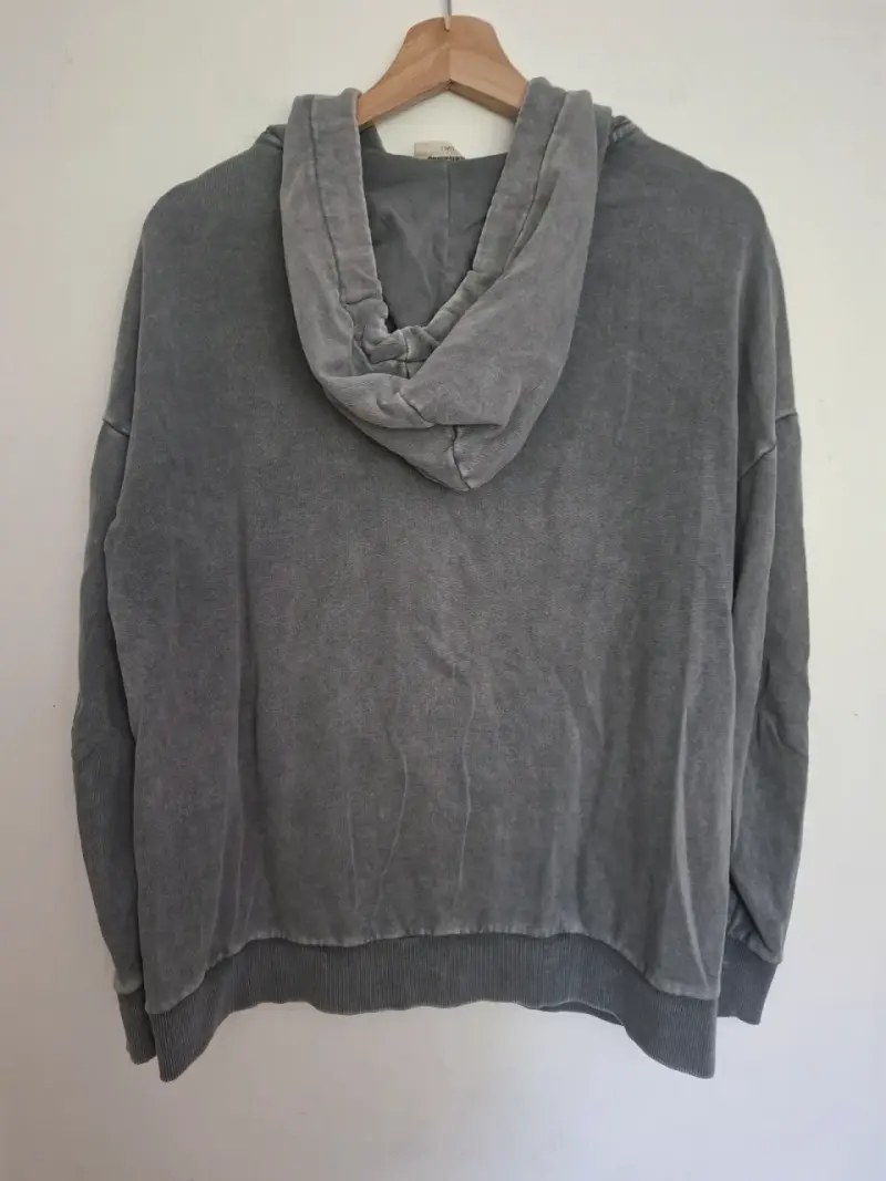Polerón capucha gris unisex Americanino Talla XS - 3