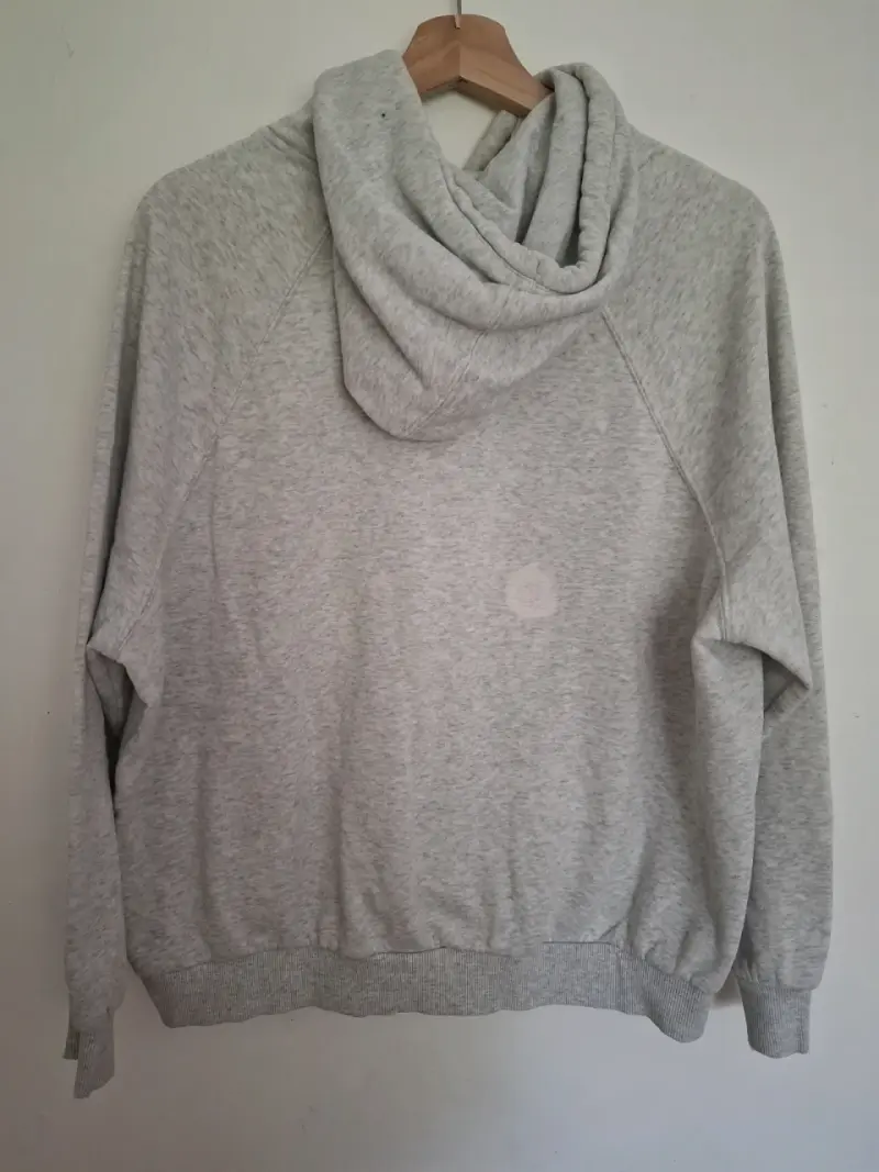 Polerón blanco con capucha H&M Talla M - 3