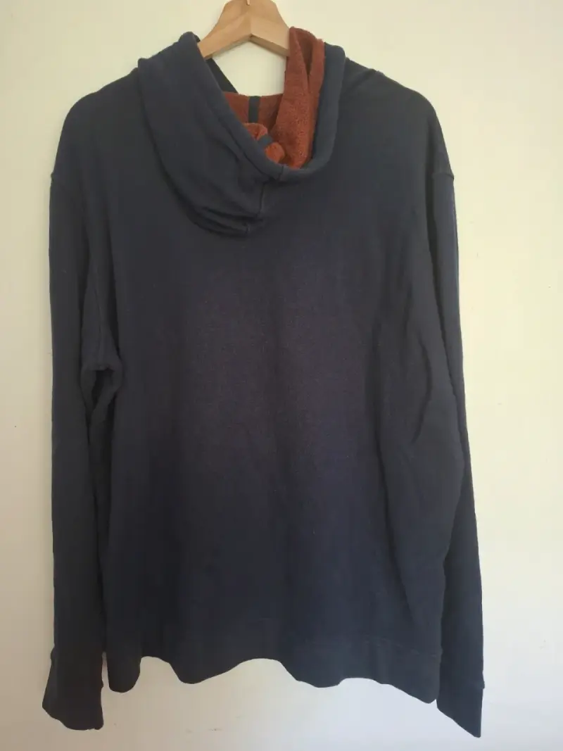 Polerón con capucha azul Patagonia Talla XL - 3