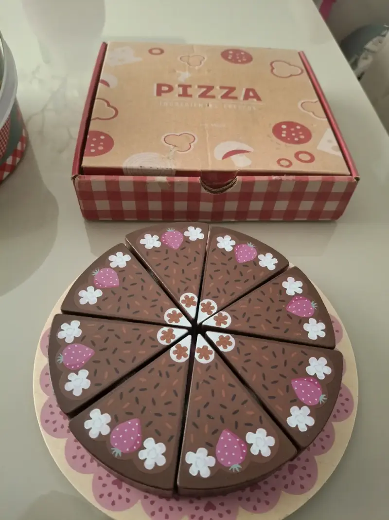 Set de juguetes de comida de madera para niños - 4