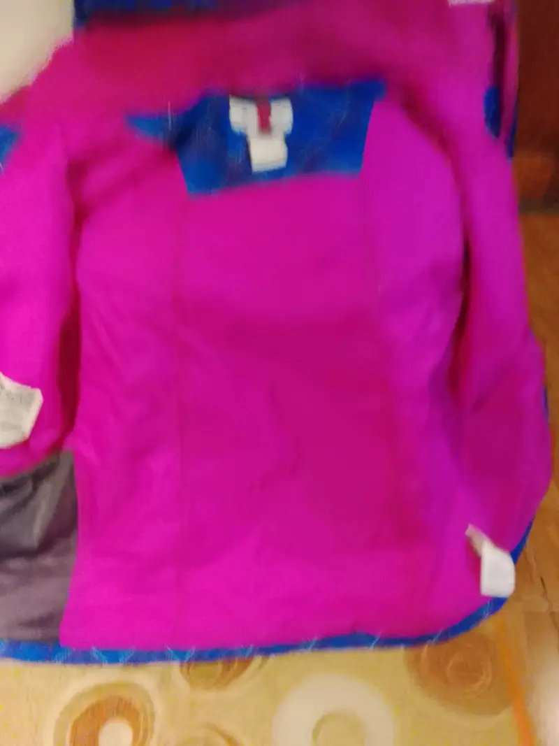 Chaqueta impermeable Columbia azul con capucha - 5