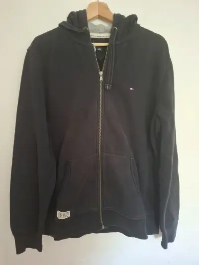 Polerón capucha azul Tommy Hilfiger Talla L - miniatura 2
