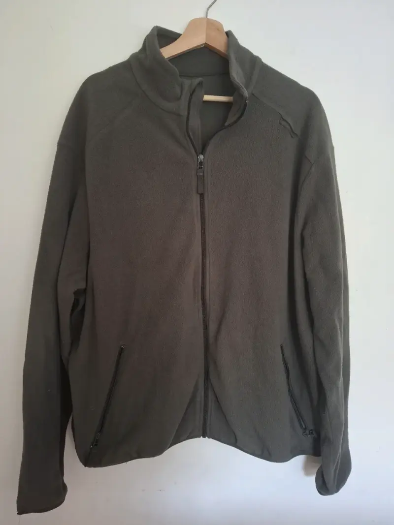 Chaqueta polar gris para hombre - 2