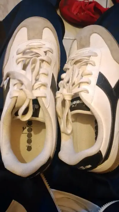Zapatillas deportivas blancas diadora para hombre - miniatura 1