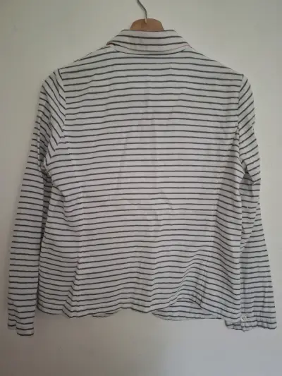 Blazer de rayas para mujer GAP Talla 38 - miniatura 3