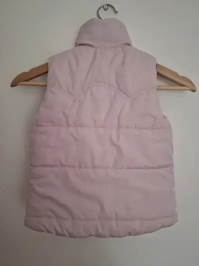Parka acolchada rosada para niña - miniatura 3