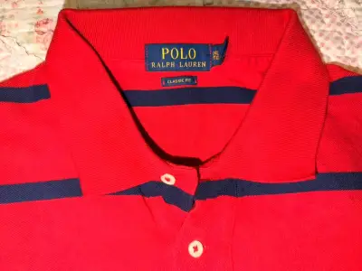 Polera Polo Ralph Lauren roja a rayas - miniatura 2