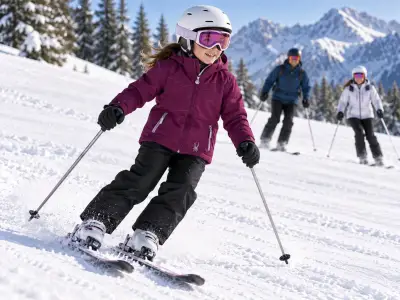 Chaqueta de invierno morada niña capucha Talla 12 - miniatura 1
